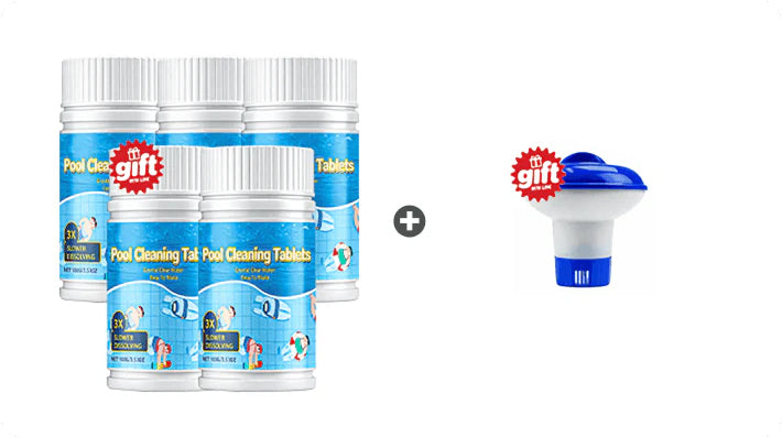 🔥Last Day 50% OFF🏊♂️Pool Cleaning Tablets for Crystal Clear Water