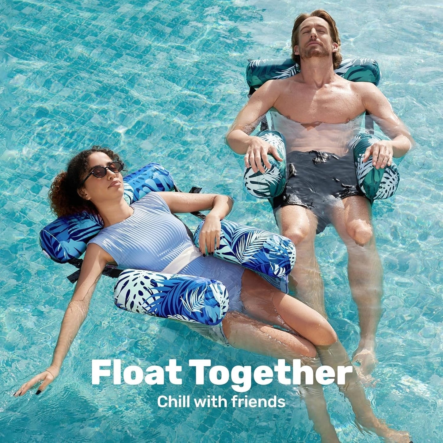 Inflatable Pool Floats Adult,Floating Lounge Chairs