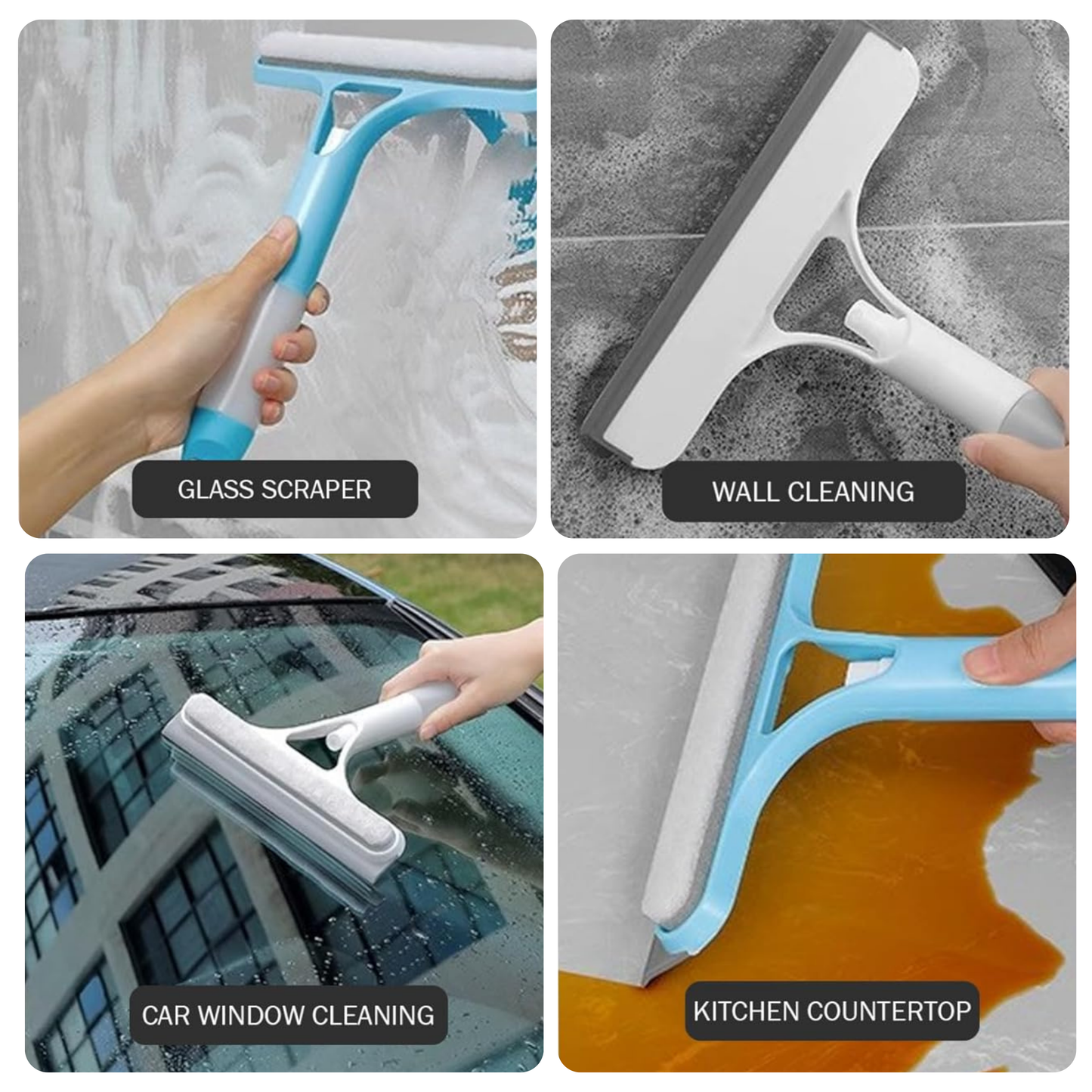 3-in-1 Spray Window Cleaner Tool – Streak-Free Glass Cleaning Made Easy