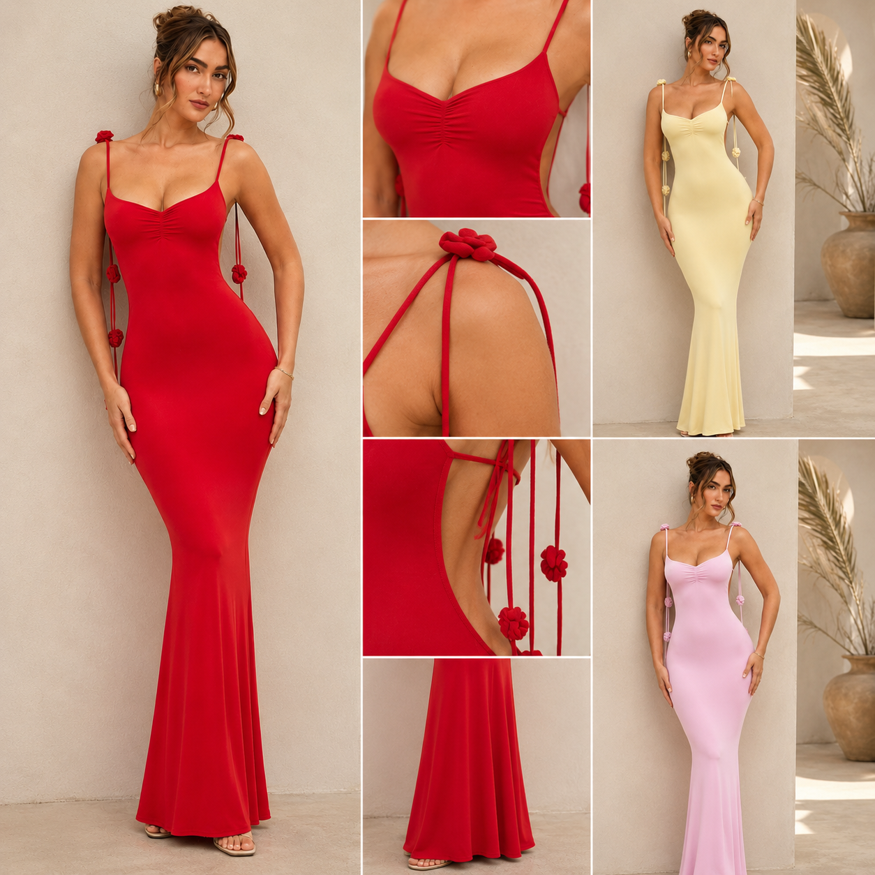 Backless Bodycon Maxi Dress