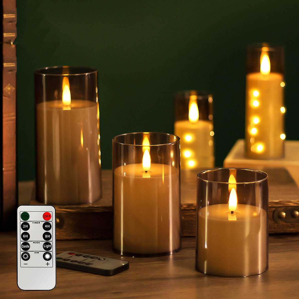 Flameless Candle Set — Instant Cozy Glow Anywhere