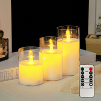 Pure White Flicker Candle