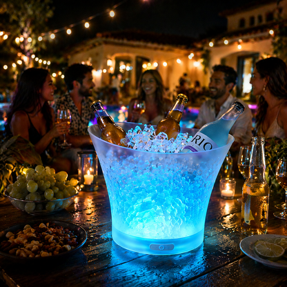Glow Ice Bucket Speaker – 7L Bluetooth Party Bucket