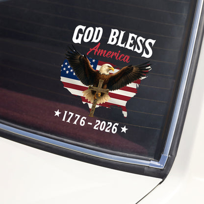 United States 250th Anniversary - Patriotic Flag Decal Sticker
