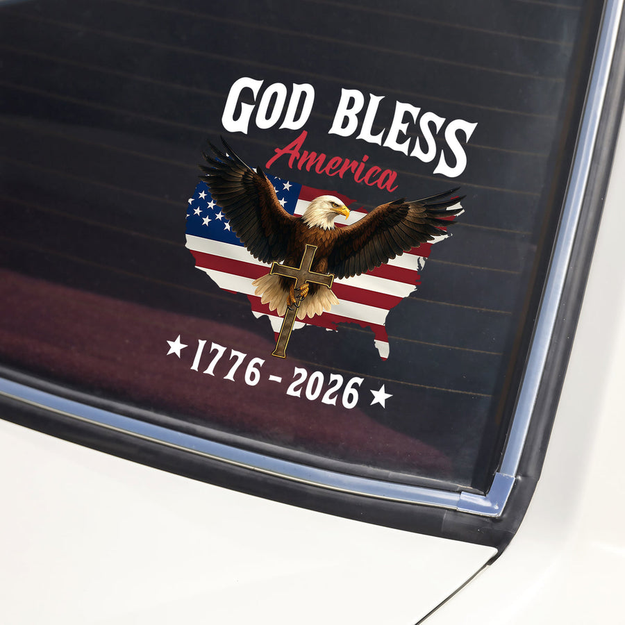 United States 250th Anniversary - Patriotic Flag Decal Sticker
