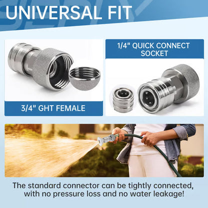 Pro-Grade Stainless Steel Quick Connect Adapter