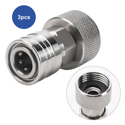 Pro-Grade Stainless Steel Quick Connect Adapter