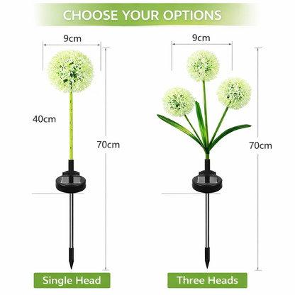 ☀️ Solar LED Dandelion Stake Lights 🌼Waterproof Outdoor Garden Lights for Lawn, Patio & Yard