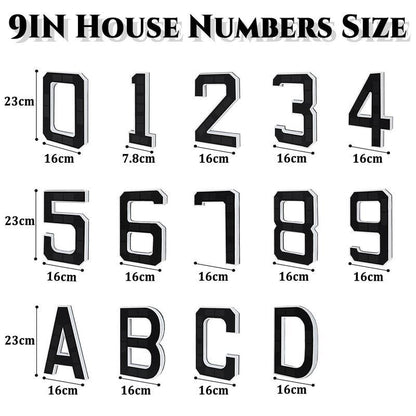🌍Earth Day Solar Sale🌍 Solar Lighted House Number - Waterproof LED Address Sign