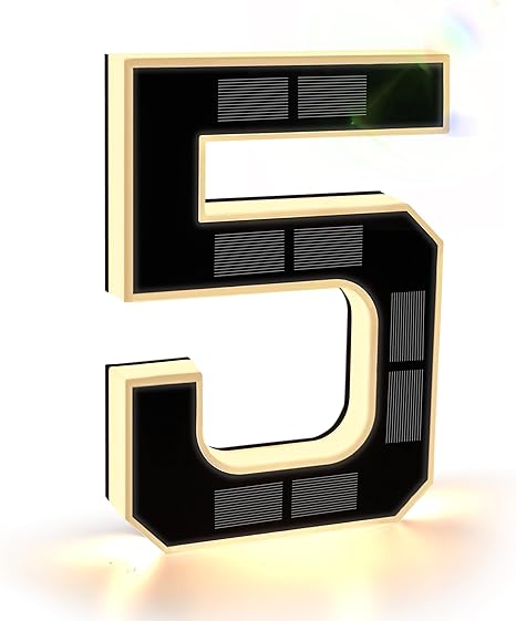 🌍Earth Day Solar Sale🌍 Solar Lighted House Number - Waterproof LED Address Sign