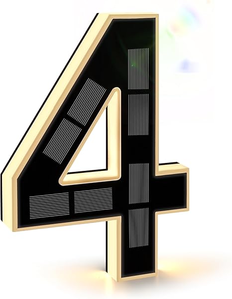 🌍Earth Day Solar Sale🌍 Solar Lighted House Number - Waterproof LED Address Sign