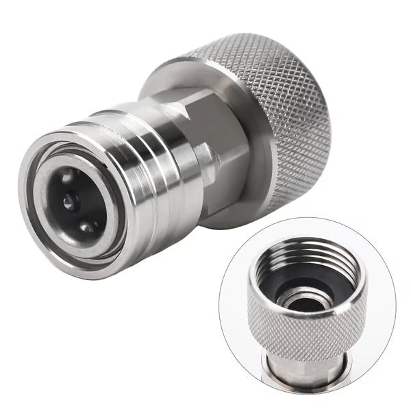 Pro-Grade Stainless Steel Quick Connect Adapter