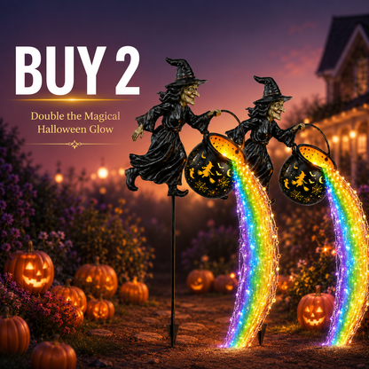 Early Halloween Special 49% OFF🎃Halloween Witch Cauldron Garden Light