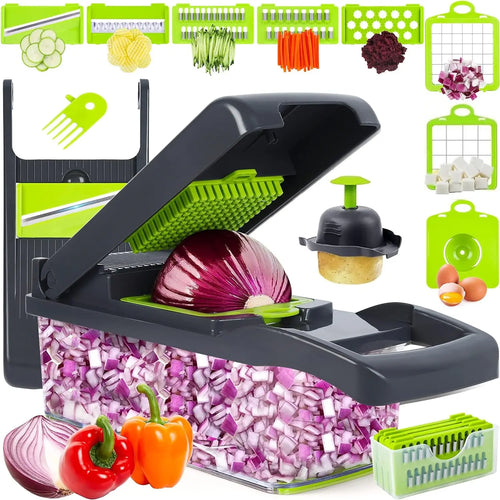 14-in-1 Vegetable Chopper Pro – Slice, Dice & Prep in Seconds
