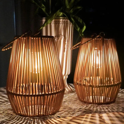 🌍Earth Day Solar Sale🌍 Kaliiqo™ Solar Powered Rattan Lanterns