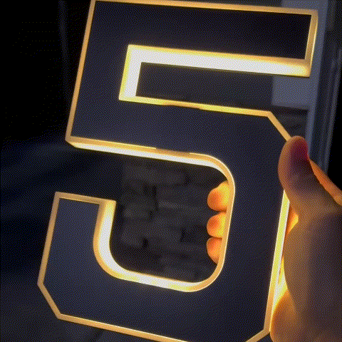 🌍Earth Day Solar Sale🌍 Solar Lighted House Number - Waterproof LED Address Sign
