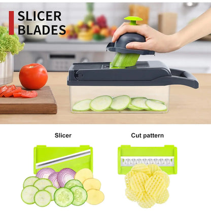 14-in-1 Vegetable Chopper Pro – Slice, Dice & Prep in Seconds