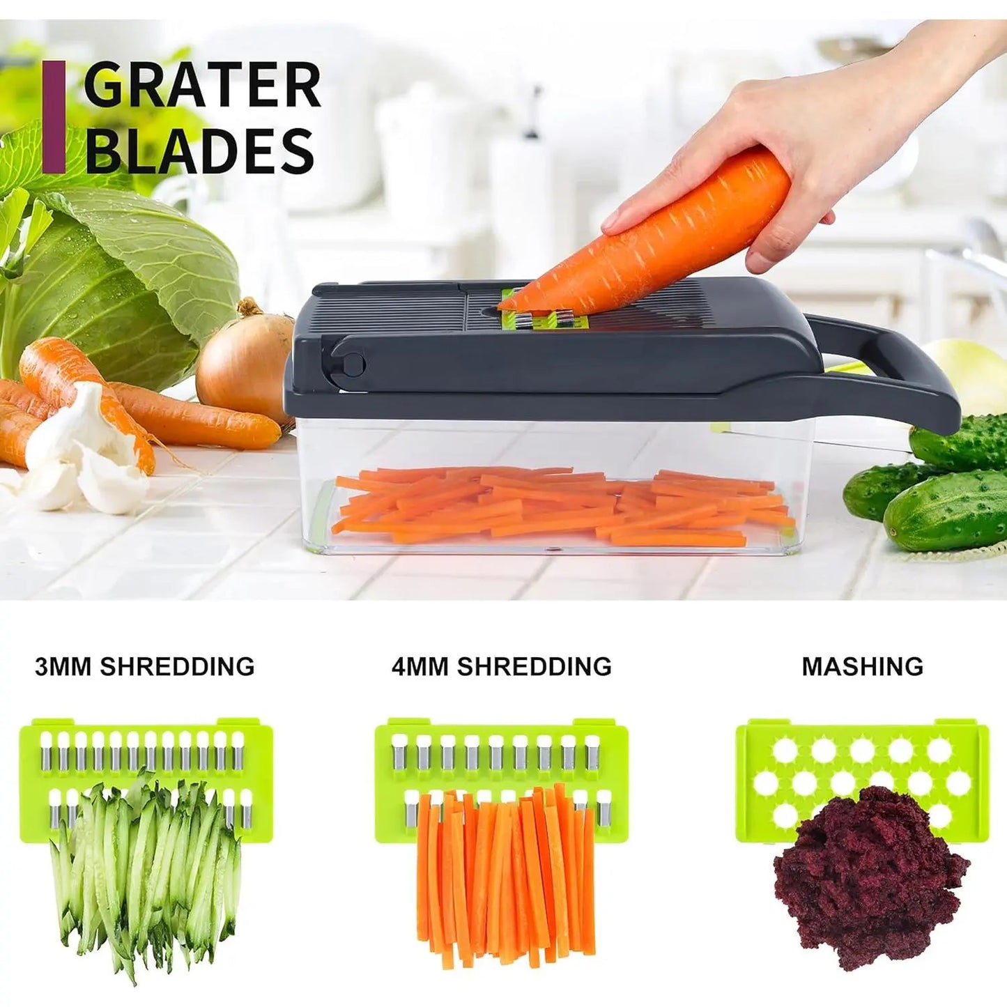 14-in-1 Vegetable Chopper Pro – Slice, Dice & Prep in Seconds