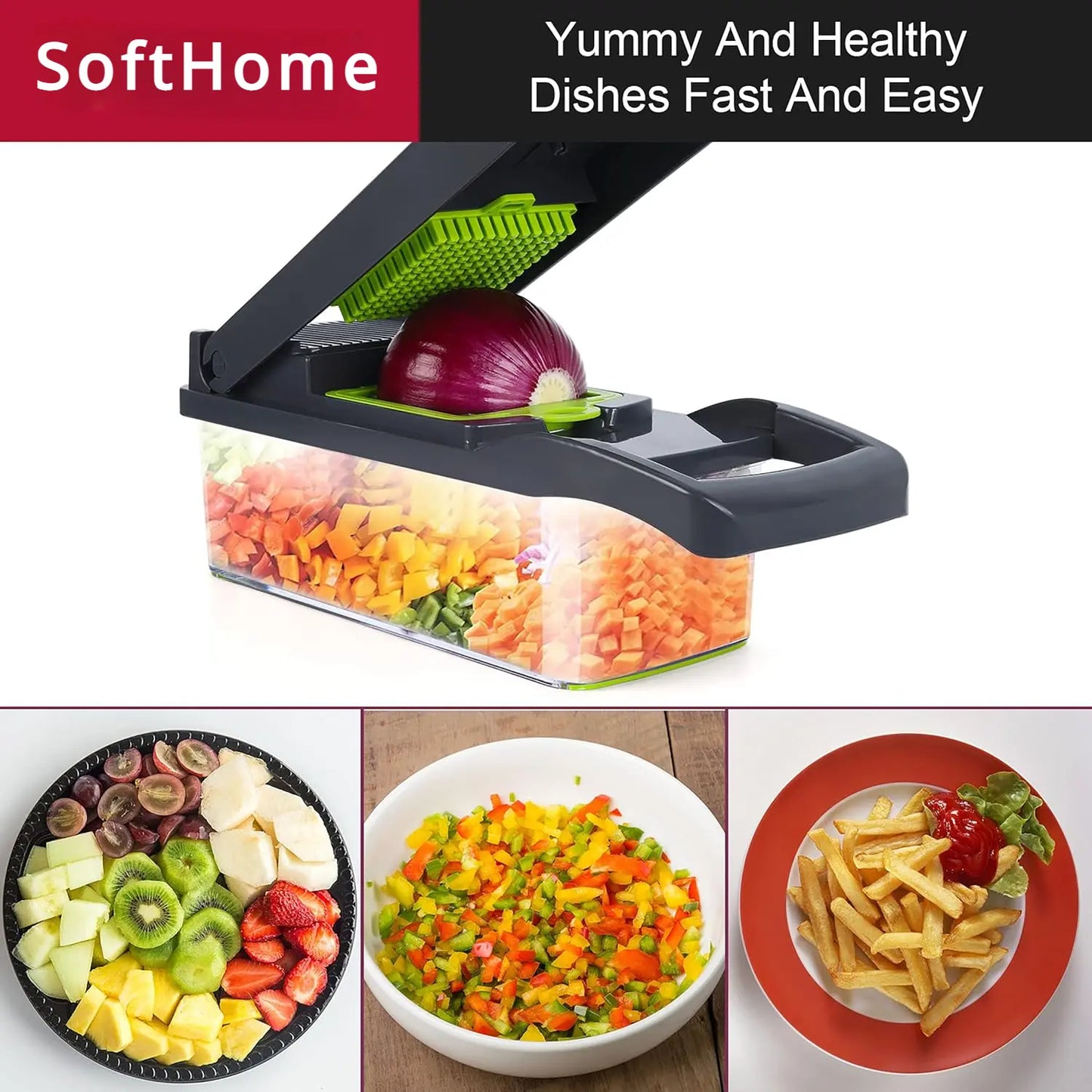 14-in-1 Vegetable Chopper Pro – Slice, Dice & Prep in Seconds