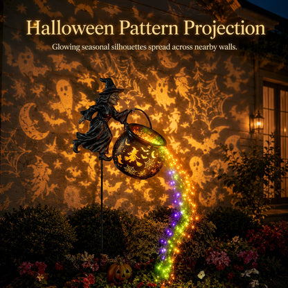 Early Halloween Special 49% OFF🎃Halloween Witch Cauldron Garden Light