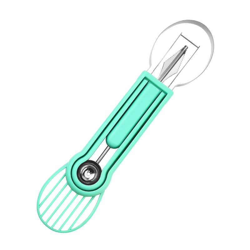 The 3-in-1 Multi-Function Melon Ball Scoop & Carving Knife Set