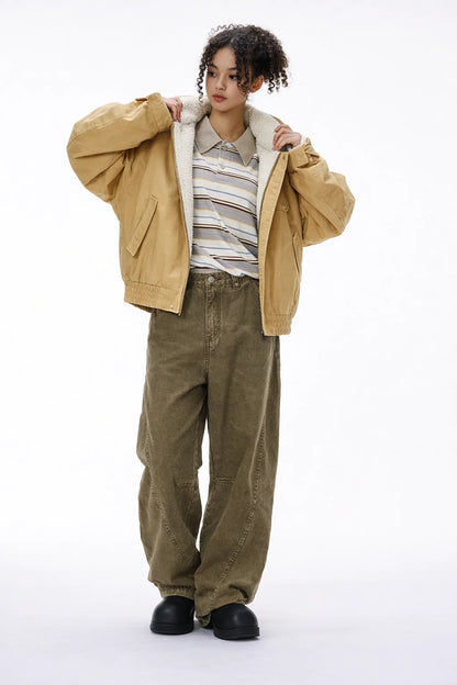 Detachable Collar Fleece Jacket